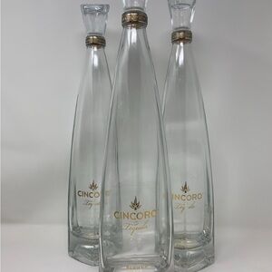 Cincoro Tequila Empty Bottle Blanco Reposado Anejo Michael Jordan